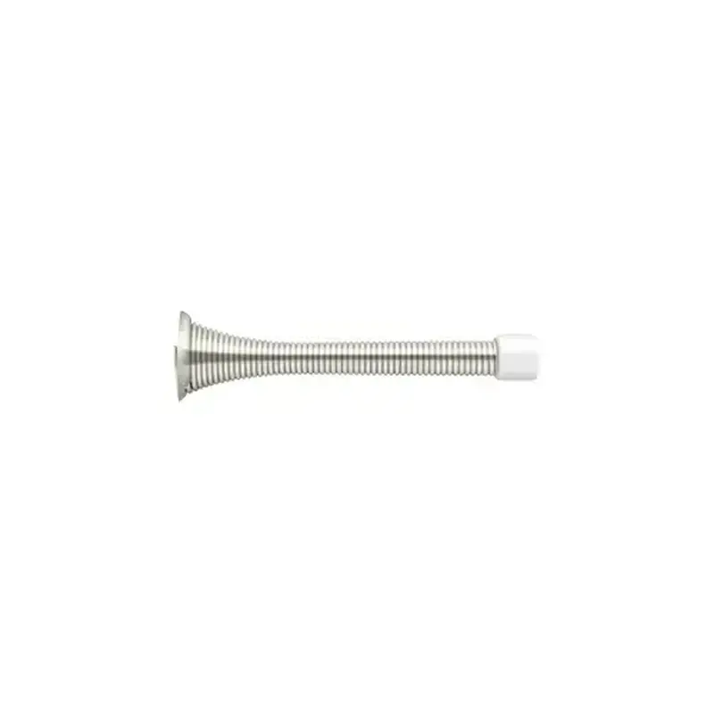 Deltana SDS375U14 3-3/4" Baseboard Door Bumper, HD, Steel in Polished Nickel