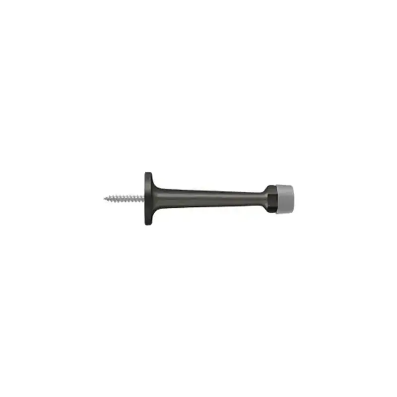 Deltana BDS30U10B 3-1/4" Baseboard Door Bumper, Solid Brass in Oil-rubbed Bronze