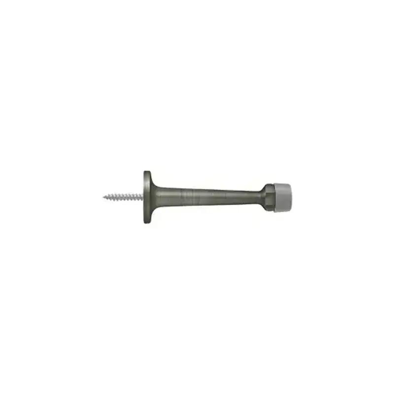 Deltana BDS30U15A 3-1/4" Baseboard Door Bumper, Solid Brass in Antique Nickel
