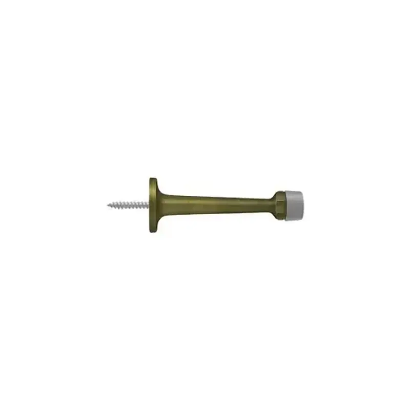 Deltana BDS30U5 3-1/4" Baseboard Door Bumper, Solid Brass in Antique Brass