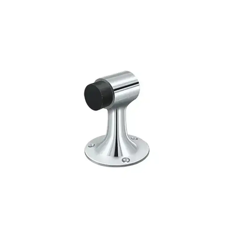 Deltana DSF3225U26 Floor Mount, Bumper, HD, Solid Brass in Polished Chrome