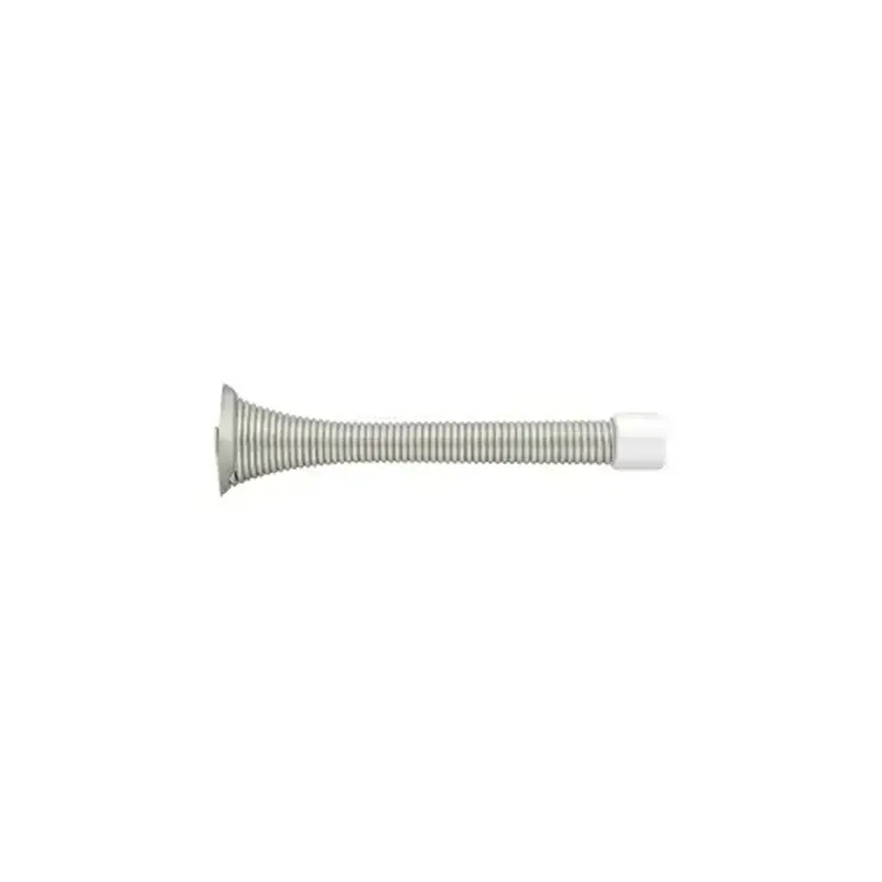 Deltana SDS375U15 3-3/4" Baseboard Door Bumper, HD, Steel in Brushed Nickel