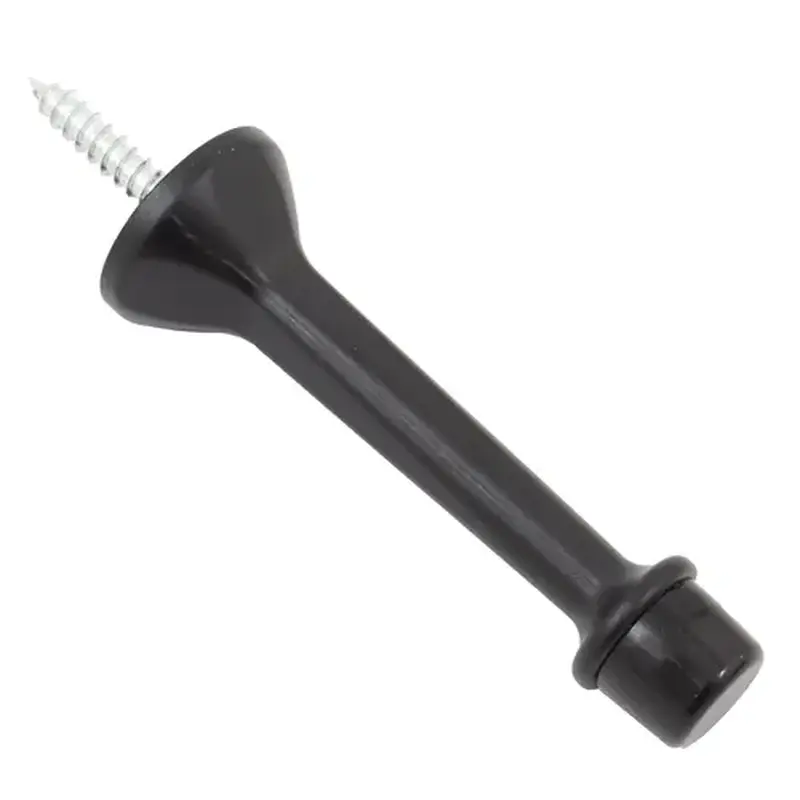 Stone Harbor Hardware 31513-19 3" HD Solid Aluminim Door Stop - Matte Black