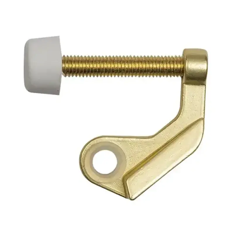 SURE-LOC CORPORATION DS-11 SB DS11 SB Hinge Door Stop, Zinc, Satin Brass