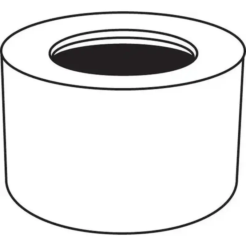 Brixwell 19-145 HINGE PIN DOOR STOP BUMPER ONLY WHITE