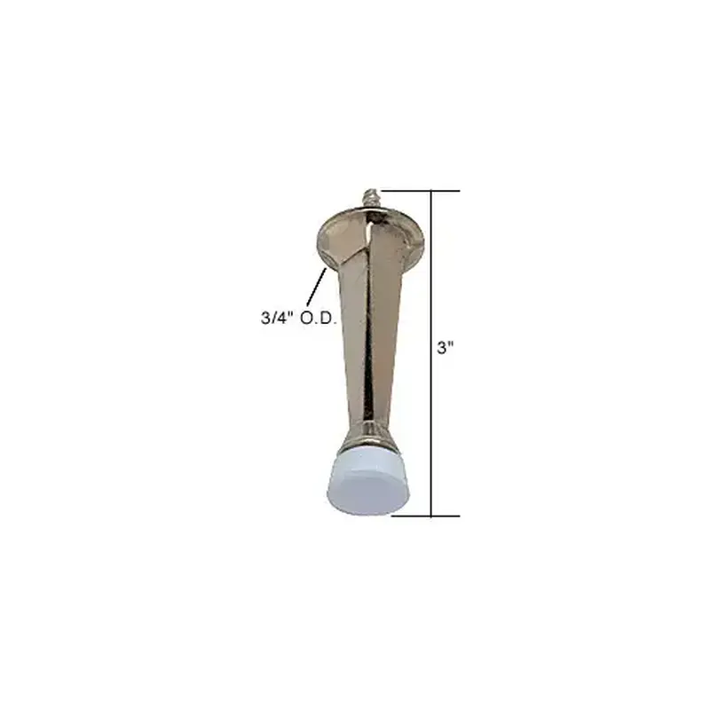 CRL U9042 3" Heavy-Duty Rigid Door Stop