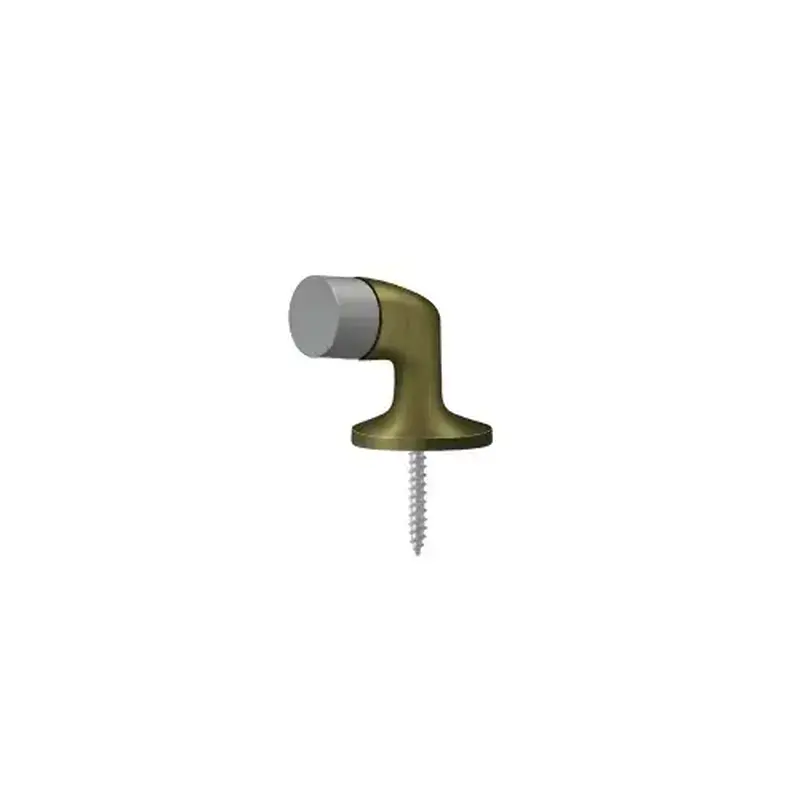 Deltana FDB138U5 Floor Door Bumper 1-3/8", Solid Brass in Antique Brass