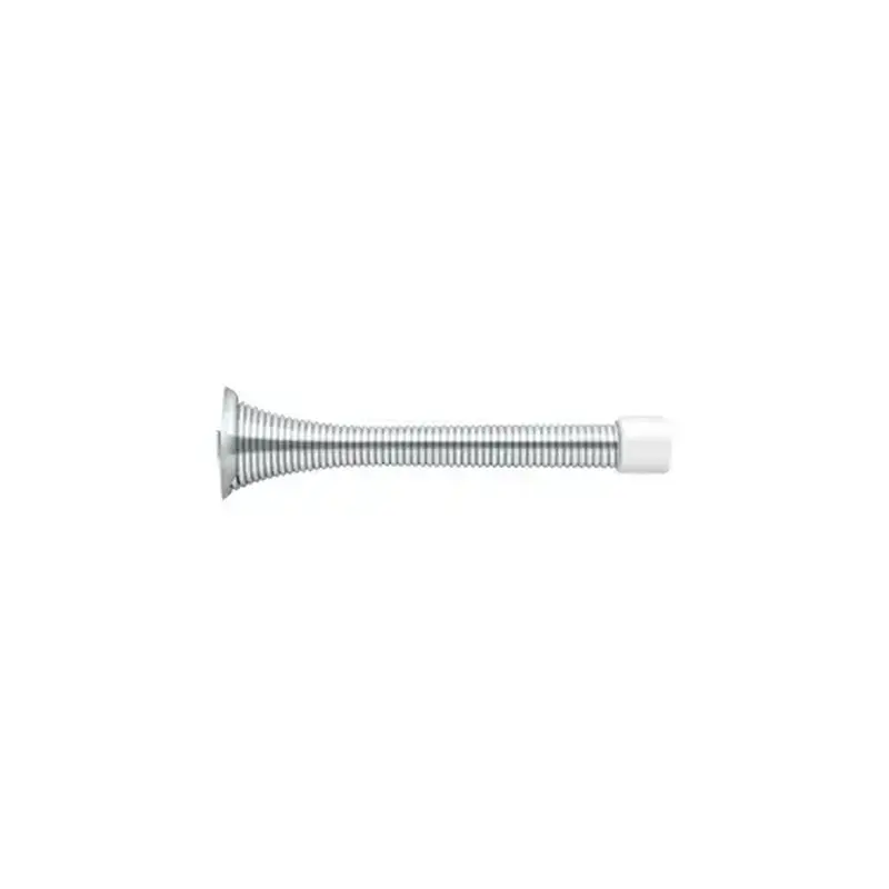 Deltana SDS375U26 3-3/4" Baseboard Door Bumper, HD, Steel in Polished Chrome