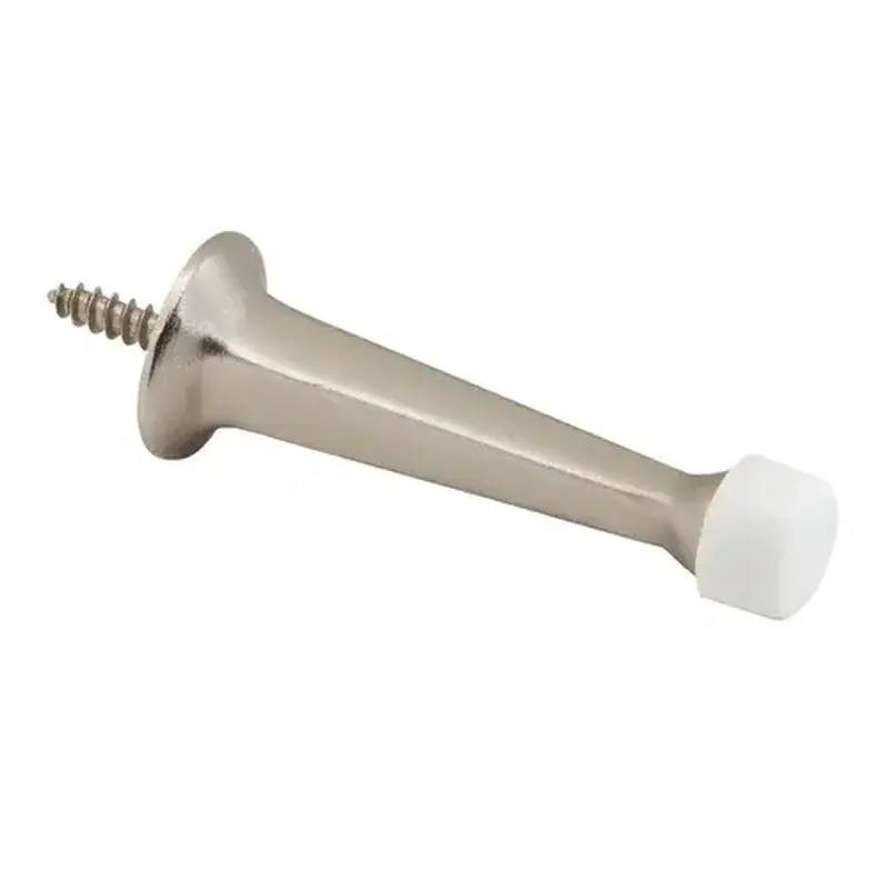 IVES 61Z-619E Zinc 3-3/16" Solid Door Stop Satin Nickel Finish