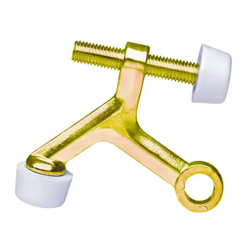 National Hardware N830-121 Hinge Pin Door Stop, Zinc, Polished Brass