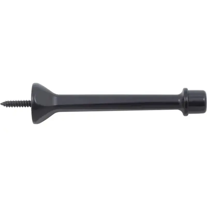Stone Harbor Hardware 31503-19 4" Heavy-Duty Solid Door Stop - Matte Black
