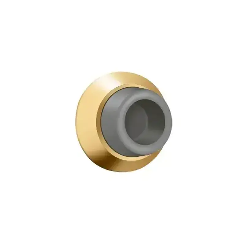 Deltana WB178CR003 Flush Bumper 1-7/8" Diam. in PVD Polished Brass
