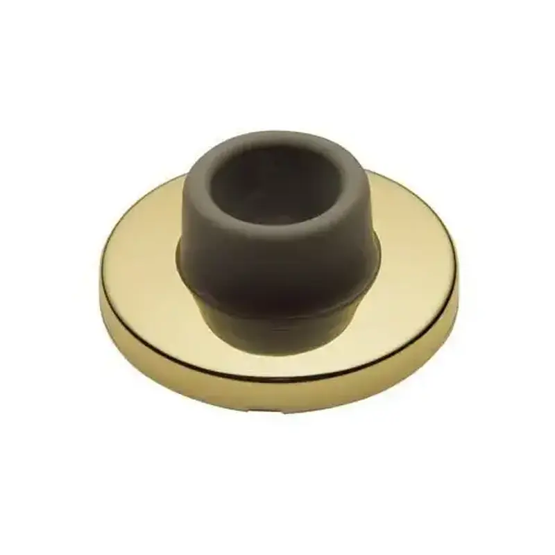 Baldwin 4293031 2-3/8" Concave Wall Bumper Unlacquered Brass Finish
