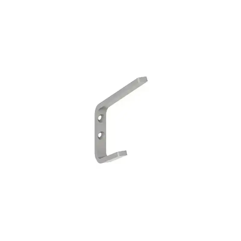 Hager 028110 940P Double Coat Hook Bright Brass Finish