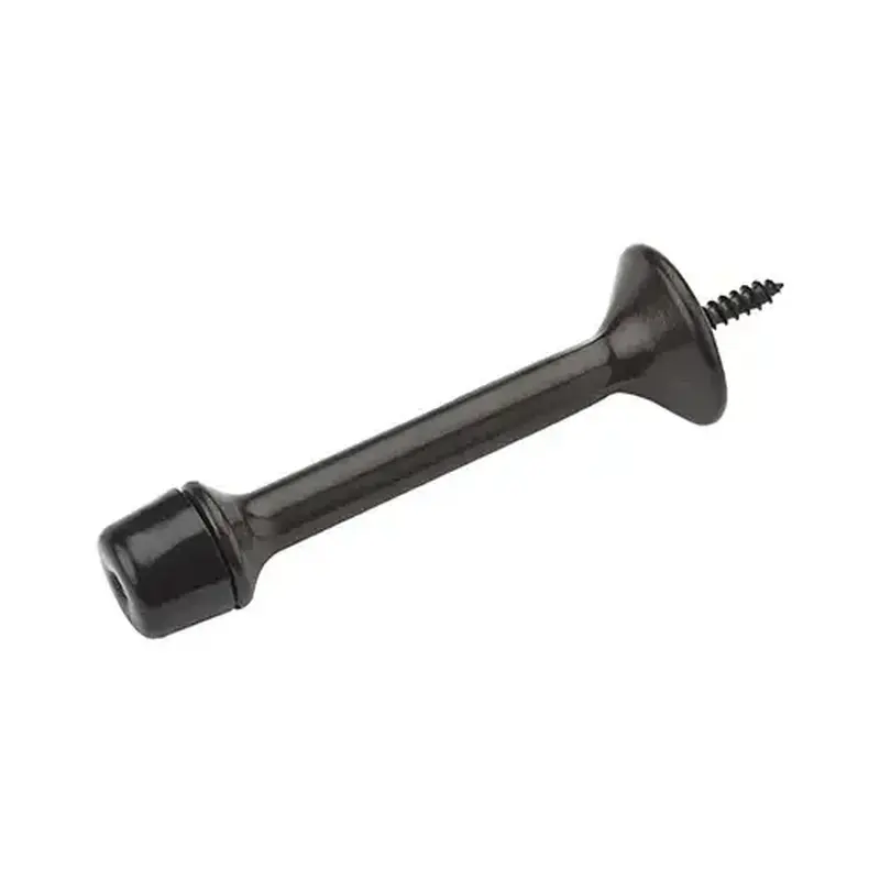 National Hardware N327-049 Door Stop, 3 in Projection, Zinc, Oil-Rubbed Bronze Pair