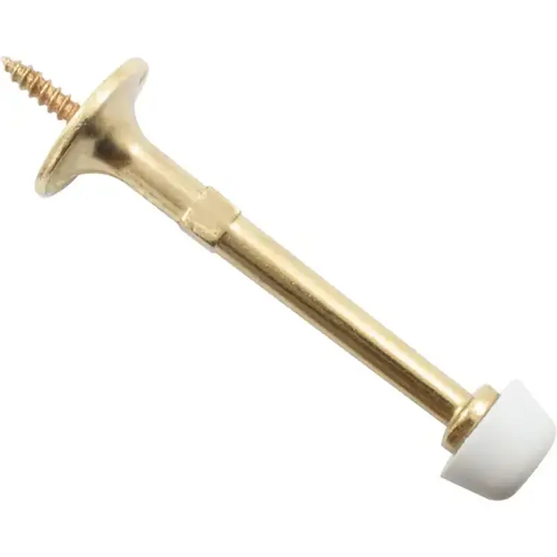 Stone Harbor Hardware 31501-3 2-7/8" Basic Solid Door Stop - Polished Brass