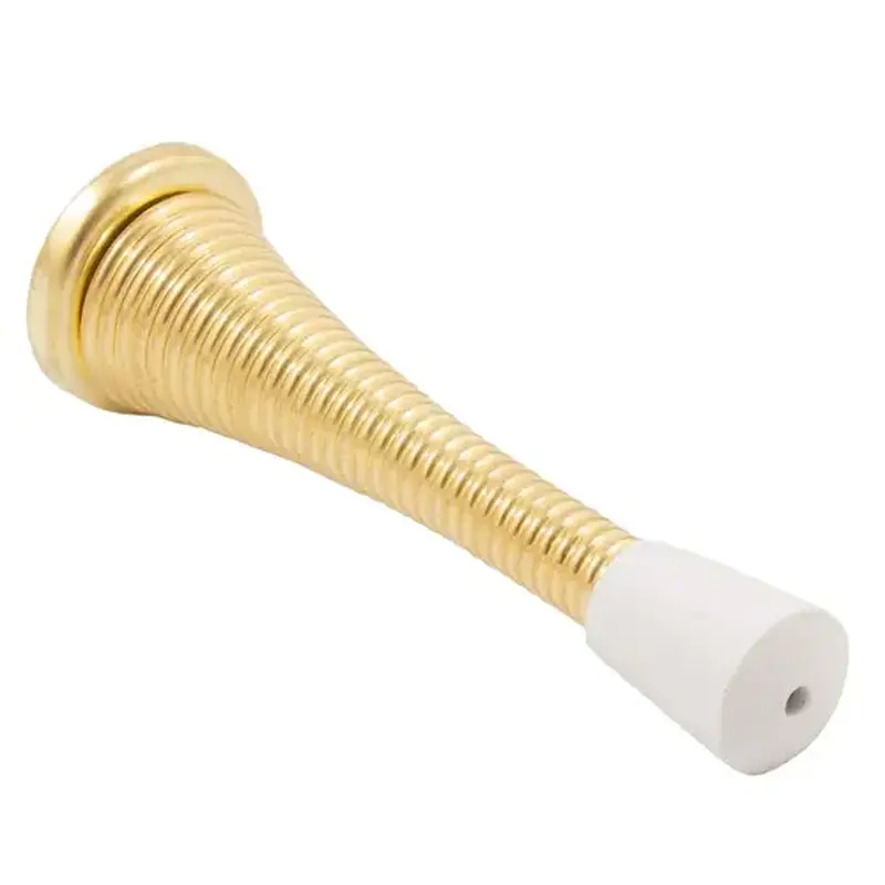 Stone Harbor Hardware 31511-3 3" Heavy-Duty Spring Door Stop - Polished Brass