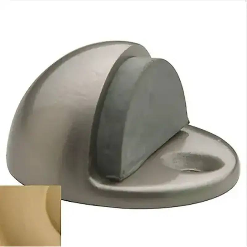 Baldwin 4000033 1" Dome Floor Bumper Vintage Brass Finish