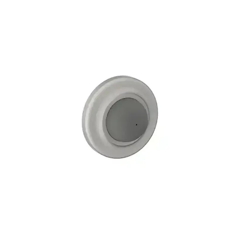 Hager 053682-XCP10 230W Ridged Convex Wall Stop, Bright Chrome Finish - pack of 10