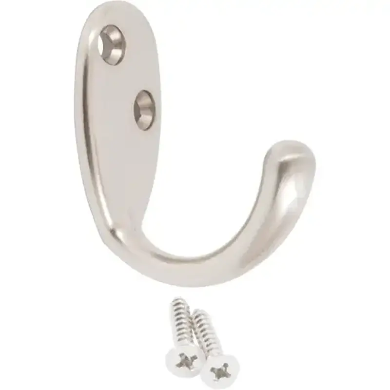 Stone Harbor Hardware 30301-15 Single Robe Hook - Satin Nickel