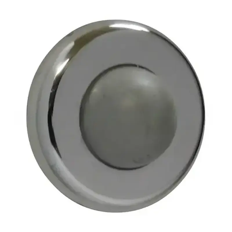 Don Jo 1406625 2-1/2" Convex Wrought Wall Stop Bright Chrome Finish