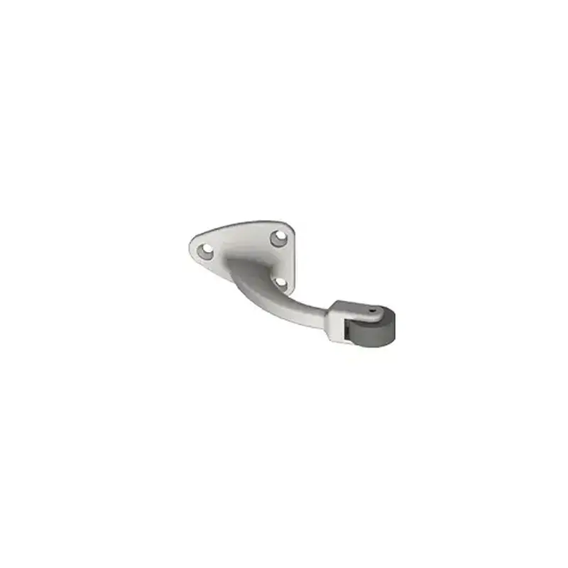 Hager 043326 273W Curved Roller Bumper, Satin Brass Finish
