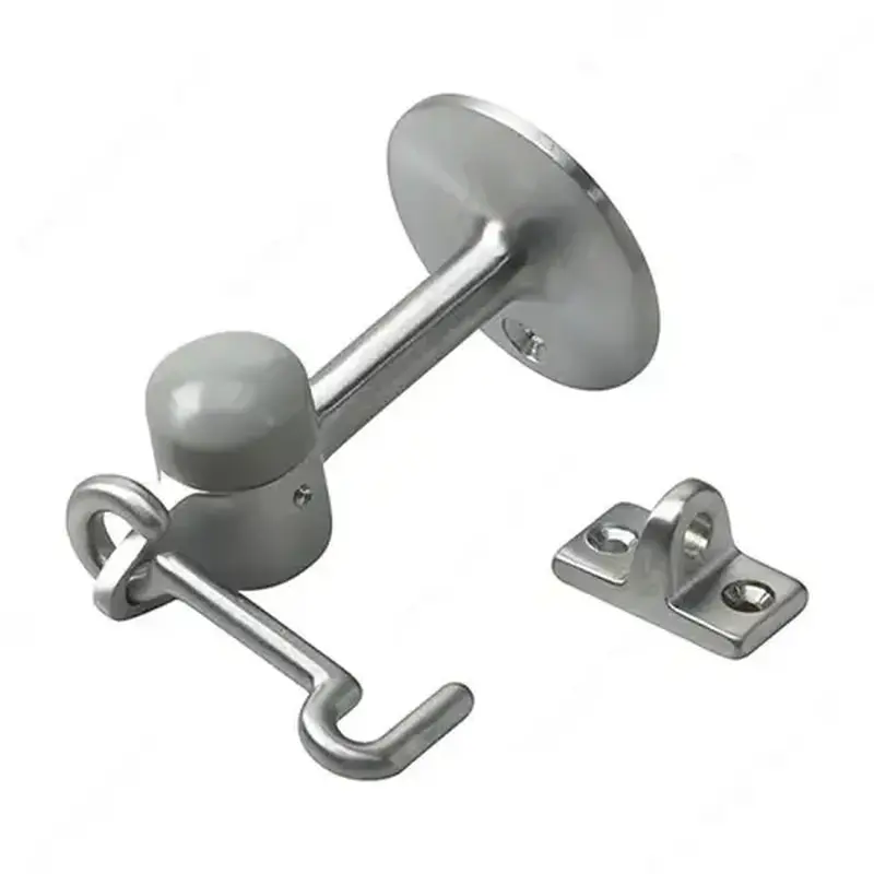 Richelieu Hardware 473175 3" Floor Mount Door Stop with Hook