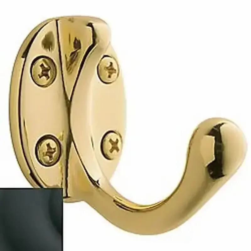 Baldwin 0782190 Costume Hook Satin Black Finish