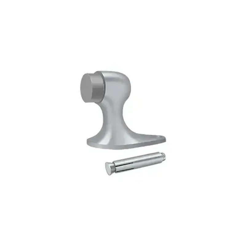 Deltana FDB218U26D Floor Door Bumper 2-1/8", Solid Brass in Brushed Chrome