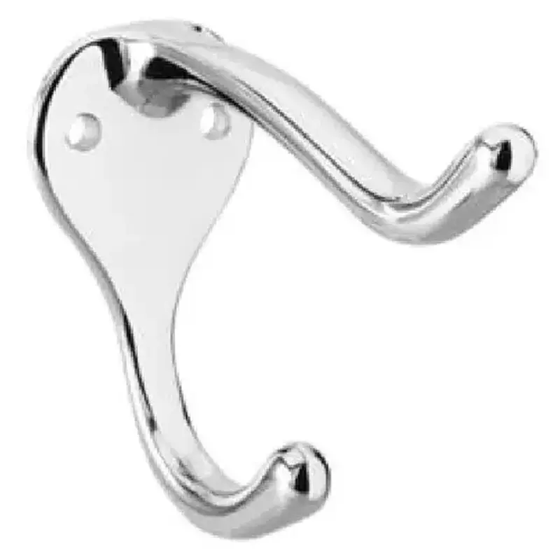 Rockwood 80226 Medium Coat Hook Bright Chrome Finish