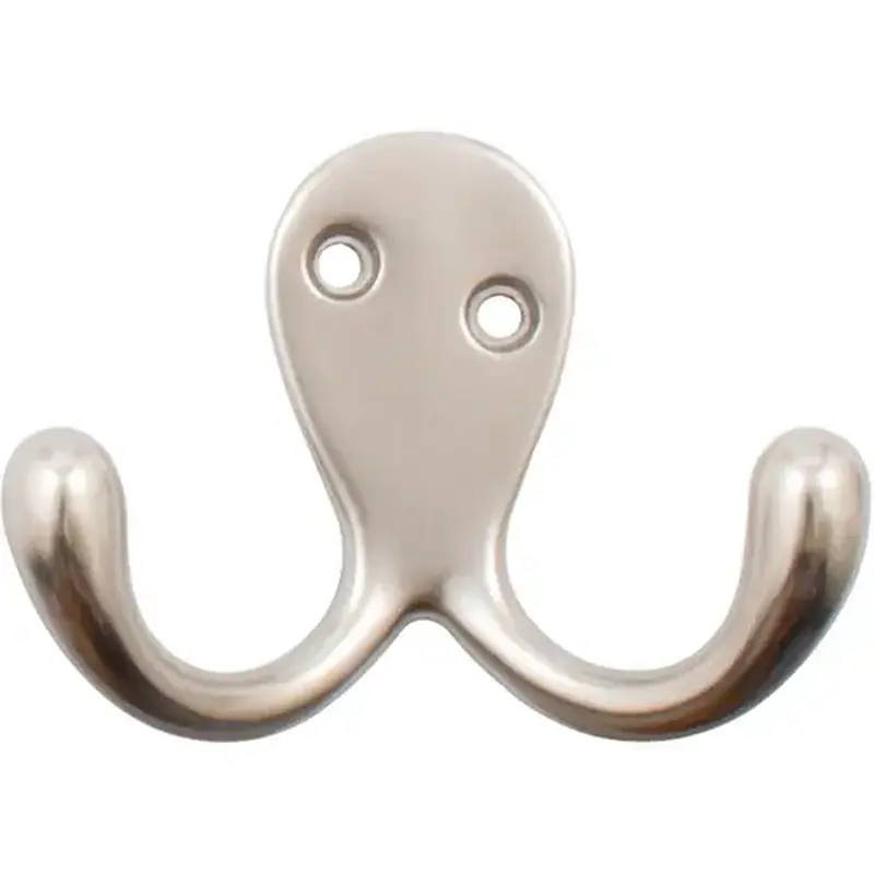 Stone Harbor Hardware 30302-15 Double Robe Hook - Satin Nickel