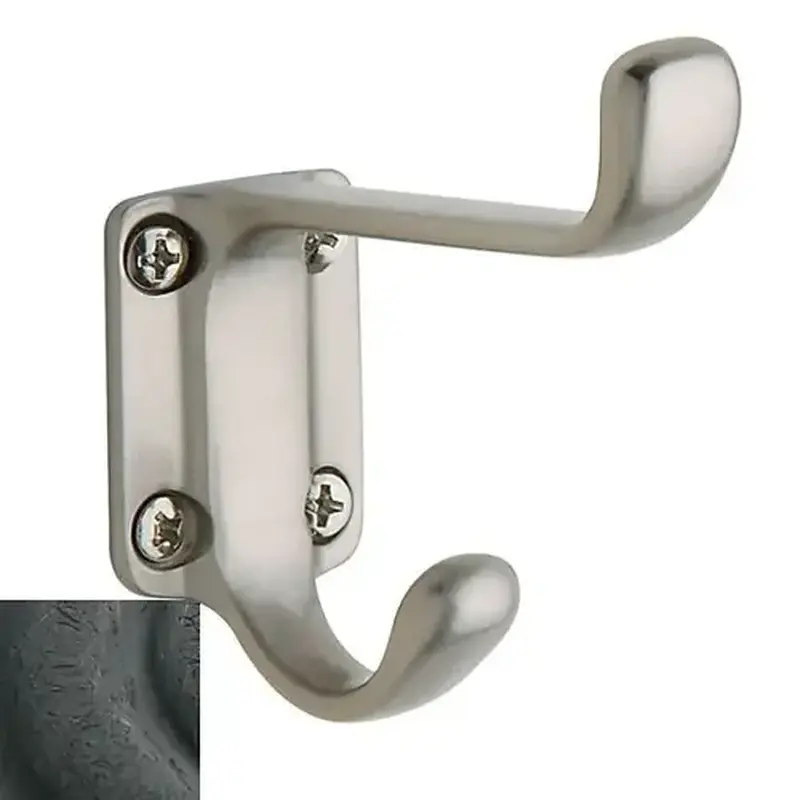 Baldwin 0781402 Costume Hook Distressed Oil Rubbed Bronze Finish