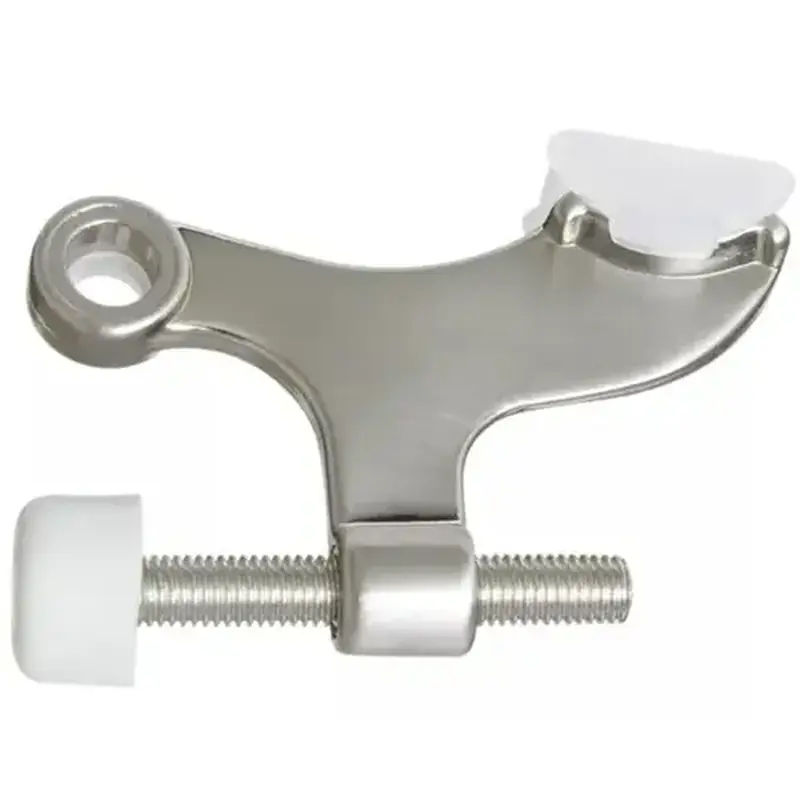 National Hardware N325-589 National Hardware Hinge Pin Door Stop - Satin Nickel