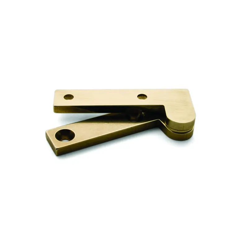 Brusso Brass Offset Pivot HingeL-23