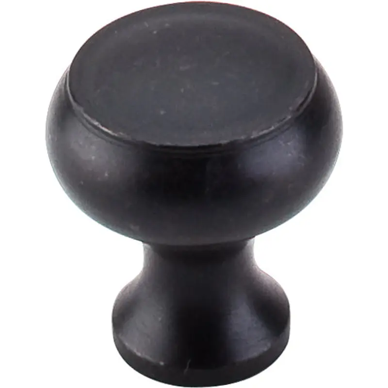 Normandy Knob, 1-1/8", Patina Black
