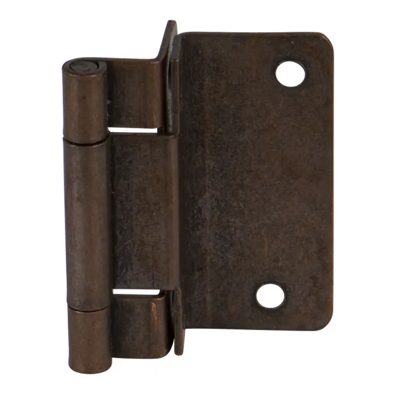 Partial Wrap 3/8" Inset Hinge, Bronze