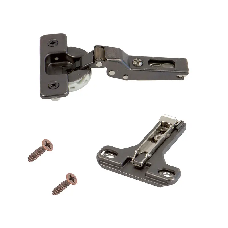 Soft-Close Half Cranked Hinge for Face Frame Half Overlay Cabinets - Bundle1mm