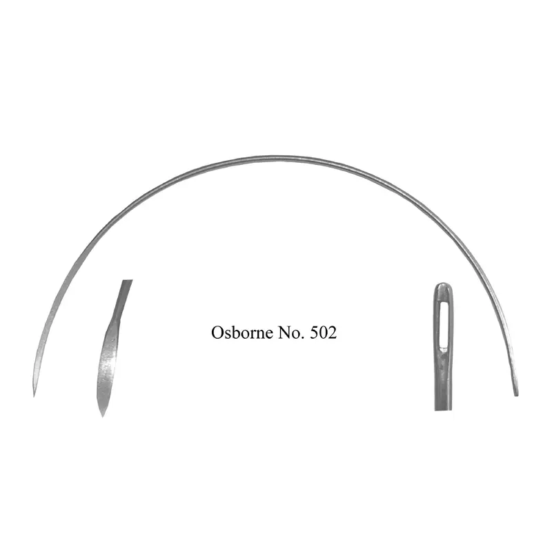 2" - 17Ga Curved 3 Square Point Heavy Needles 12/pk
