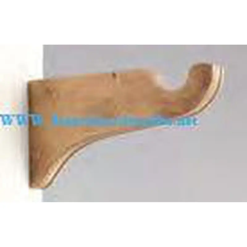 Buckingham Standard Wood Bracket for 1-3/8" Pole. 6" Return.