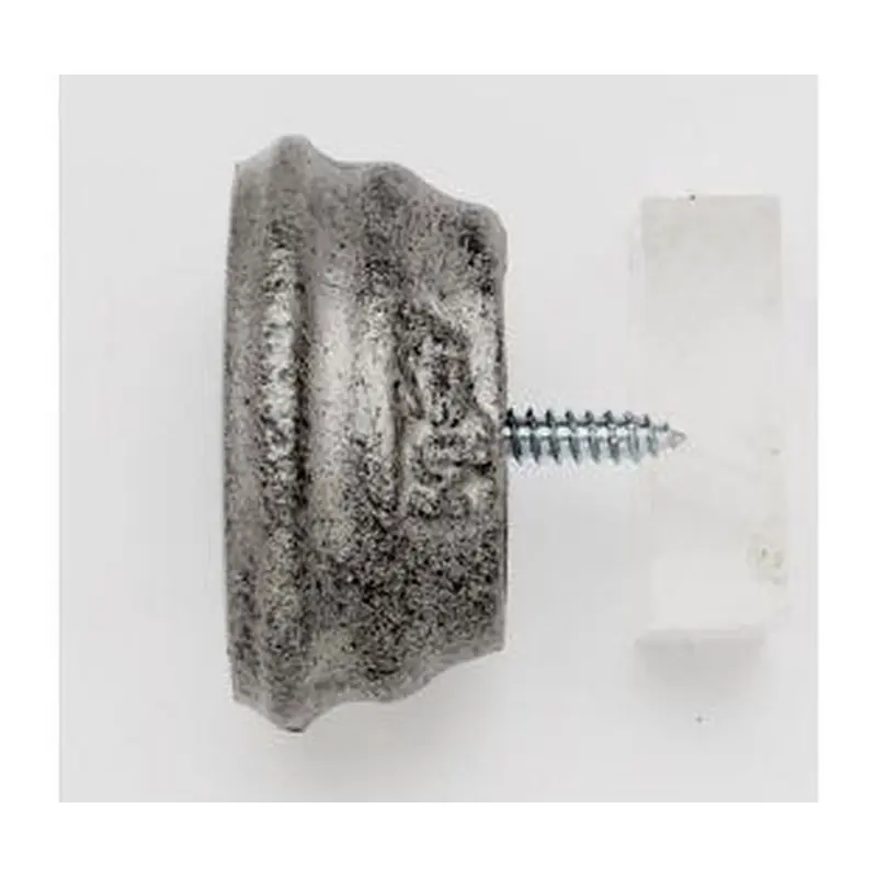 End Cap With Plug - 011 Antique Pewter