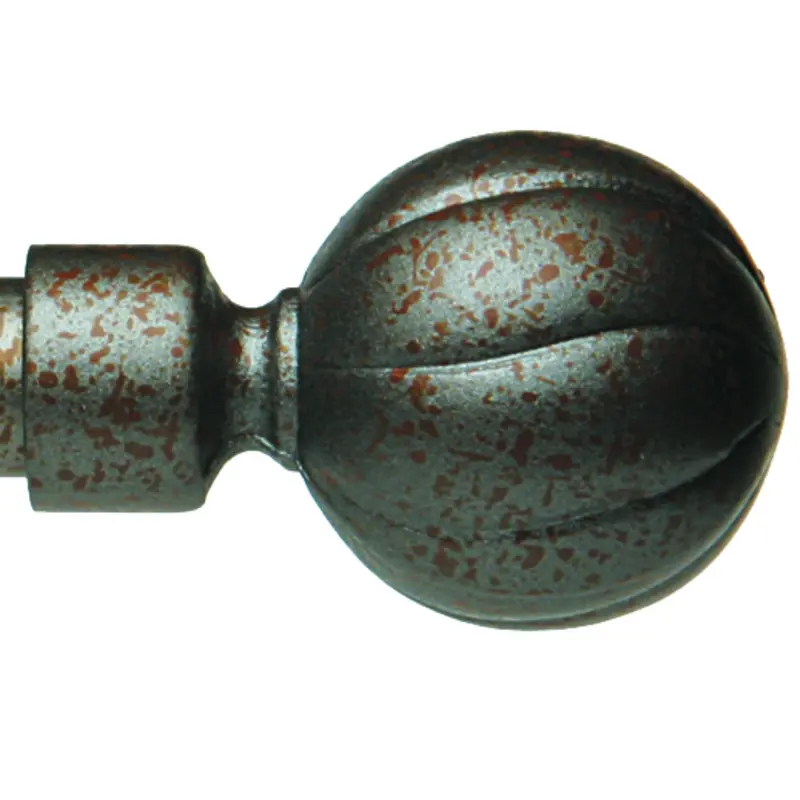 Finial Bola 30mm-graphite Rust
