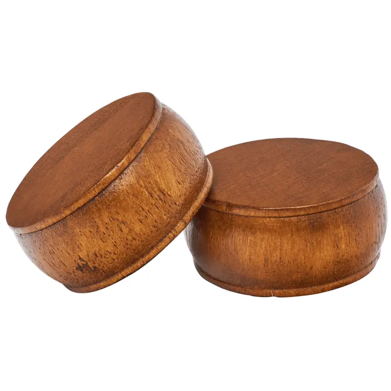 Kirsch 2" Wood Trends Drapery End Caps Pair - Various ColorsEstate Oak 820