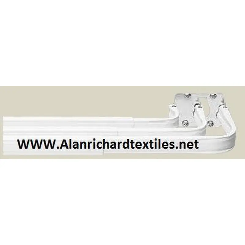 Triple Curtain Rod 70"-120" Clearance 1-1/4" ;2 Supports