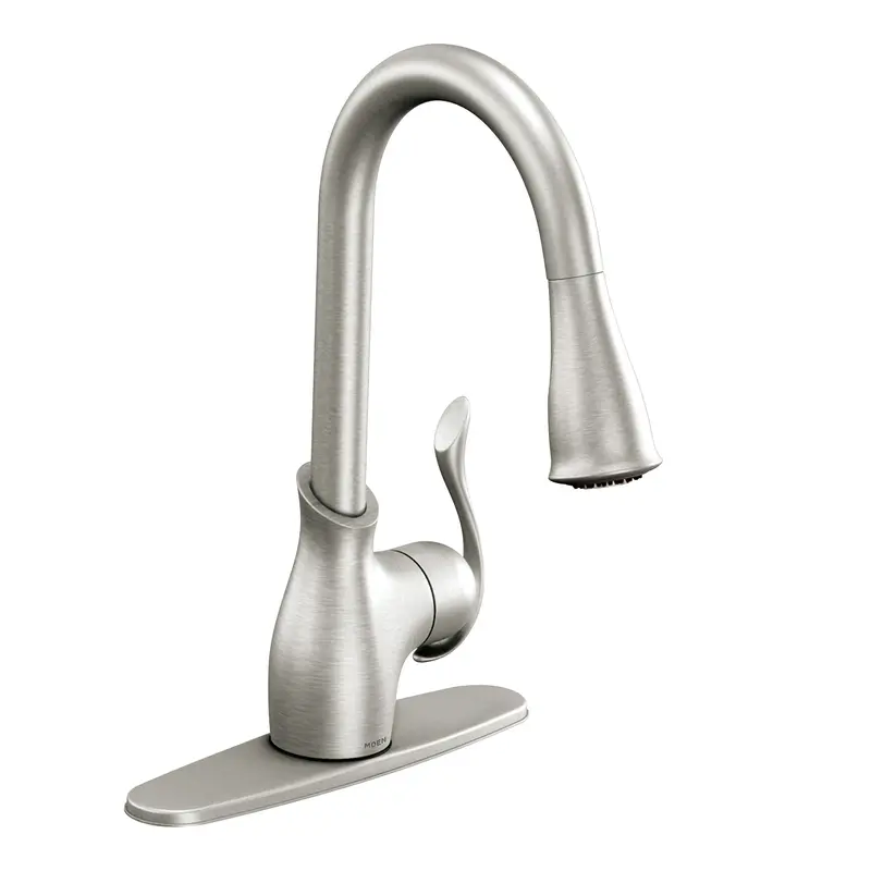Boutique One-handle High Arc Pulldown Kitchen FaucetChrome