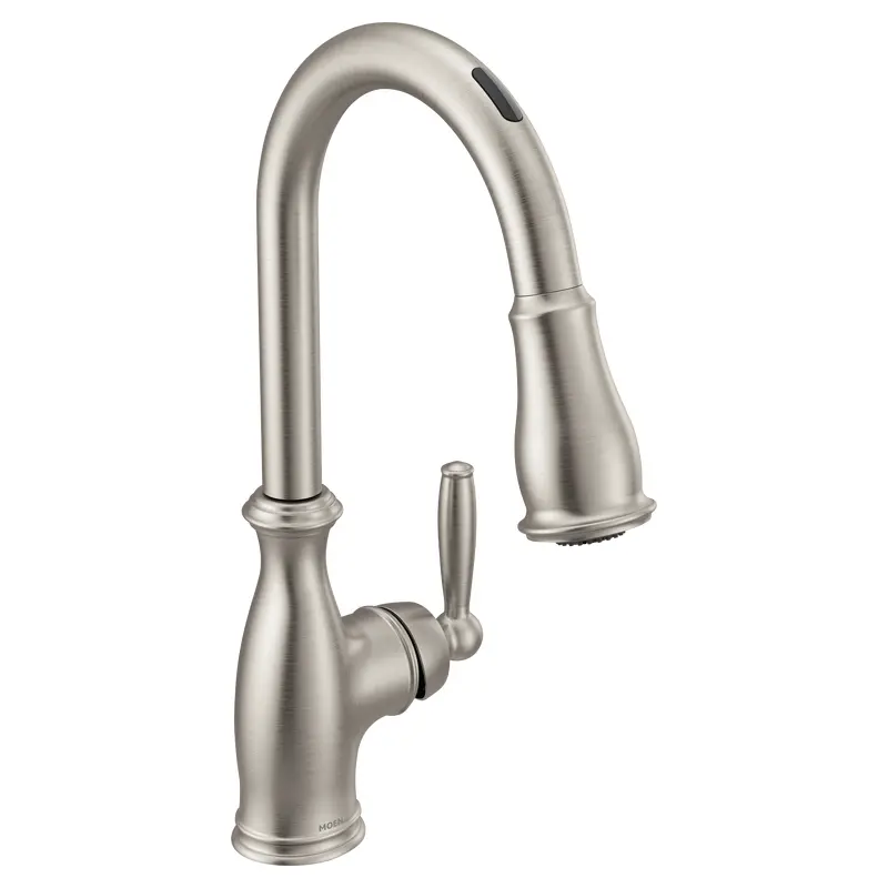 Brantford Smart Kitchen Faucet One-Handle High Arc PulldownChrome