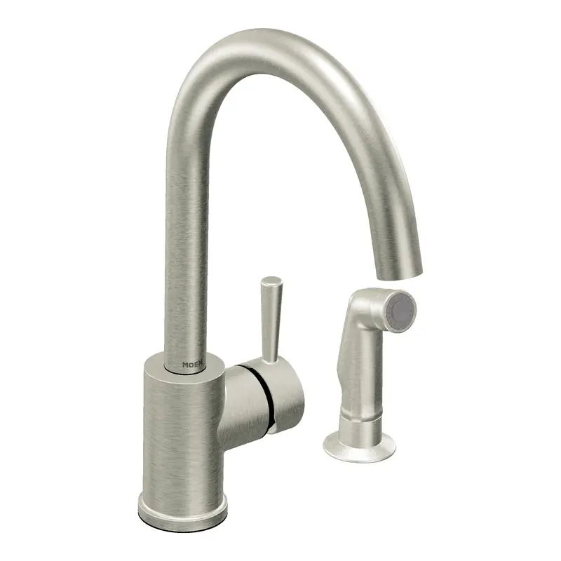 Level Chrome one-handle high arc kitchen faucetChrome