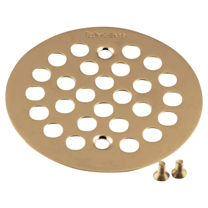 Moen Polished Brass 4-1/4" Shower Drain CoverOil Rubbed Bronze