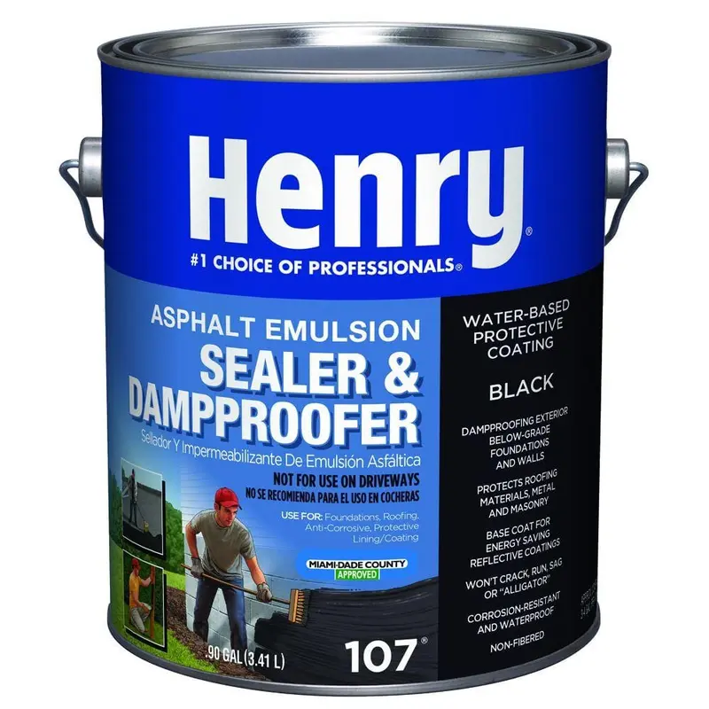 0.90 Gal. 107 Asphalt Emulsion Sealer and Dampproofer