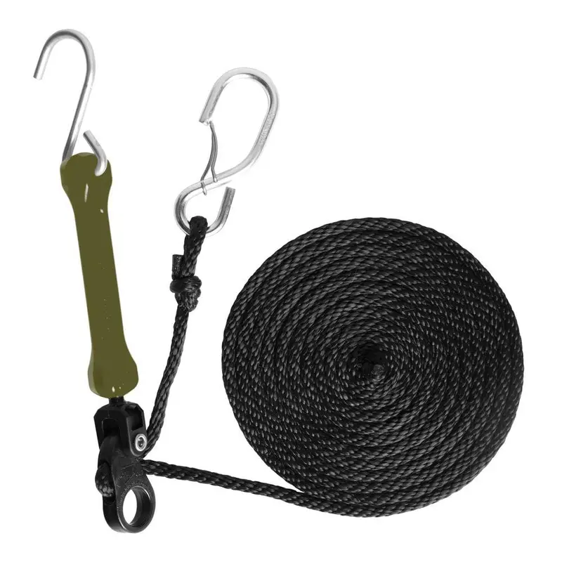 12 ft. Polyester Rope and 5 in. Polyurethane Bungee in Military Green