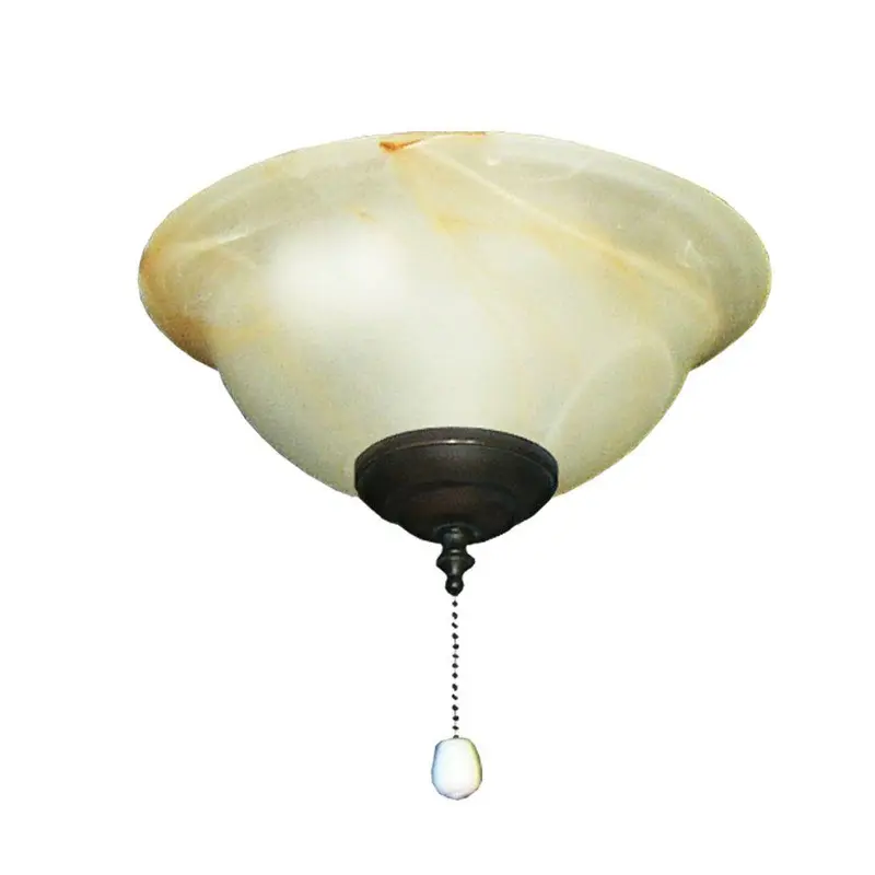 132 Round Bowl Oil Rubbed Bronze Ceiling Fan Lighteach